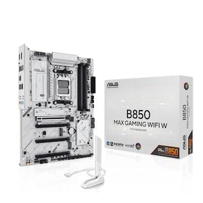 ASUS B850 MAX GAMING WIFI W ATX Mainboard Sockel AM5 HDMI/DP