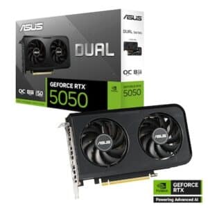ASUS DUAL GeForce RTX 5050 OC DUAL-RTX5050-O8G Grafikkarte 8GB GDDR6