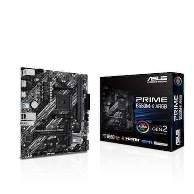 ASUS PRIME B550M-K ARGB Mainboard mATX Sockel AM4