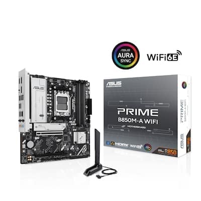 ASUS PRIME B850M-A WIFI mATX Mainboard Sockel AM5 DP/HDMI/USB-C