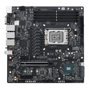 ASUS PRO WS W680M-ACE SE mATX Mainboard Sockel 1700 HDMI/DP/VGA