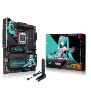 ASUS ROG STRIX X870E-H GAMING WIFI7 Hatsune Miku Edition ATX Mainboard AM5 HDMI/USB4