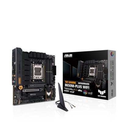 ASUS TUF B650M-Plus WIFI mATX Mainboard Sockel AM5 M.2/USB3.2 TypC/HDMI/DP/WIFI