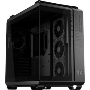 ASUS TUF Gaming GT502 Horizon Schwarz ATX Midi-Tower Gaming Gehäuse mit Glasfenster
