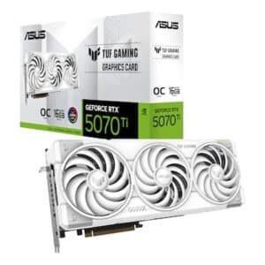 ASUS TUF GeForce RTX 5070 TI Gaming OC WHITE 16GB TUF-RTX5070TI-O16G-GAMING DDR7 Grafikkarte