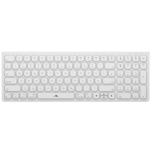Alogic Echelon Compact Bluetooth Wireless Keyboard (Deutsch) weiß Tastatur