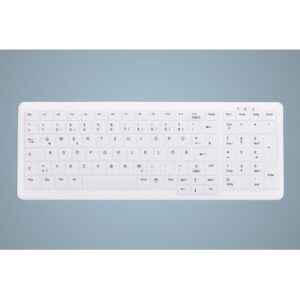 Cherry AK-C7000F-U1-W/GE Kabelgebundene Tastatur USB Weiß (Wischdesinfektion)