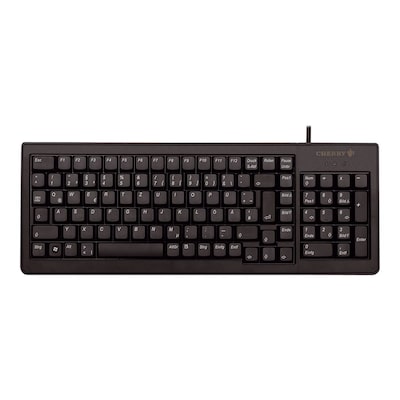 Cherry G84-5200 XS Complete Kabelgebundene Tastatur US Layout mit € schwarz