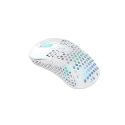 Cherry XTRFY M4 RGB kabellose Gaming Maus Weiß