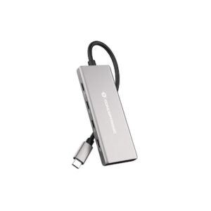 Conceptronic HUBBIES17G Schnittstellen-Hub USB 3.2 Gen 2 (3.1 Gen 2) Type-C 10000 Mbit/s Grau