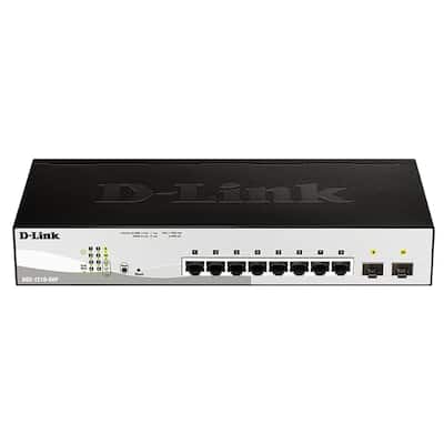 D-Link DGS-1210-08P/E 8-Port Gigabit Smart Switch PoE-powered