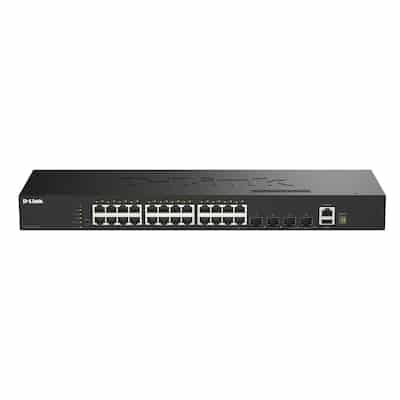 D-Link DGS-1530-28P/E Smart Managed PoE 28-Port-Stackable-Gigabit-Switch