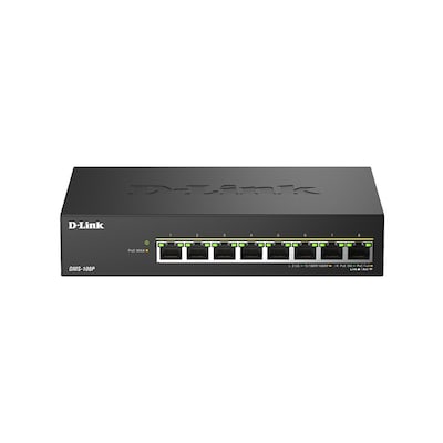 D-Link DMS-108P/E Industrial Gigabit 8-Port Unmanaged Switch