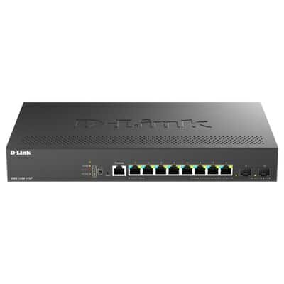 D-Link DMS-1250-10SP/E Smart Managed 8-Port-Multi-Gigabit-Switch