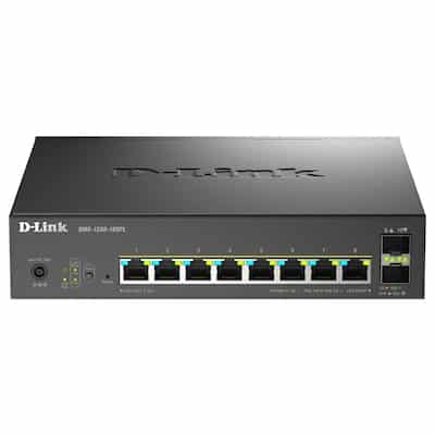 D-Link DMS-1250-10SPL/E Smart Managed 8-Port-Multi-Gigabit-Switch