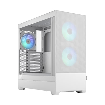 Fractal Design Pop Air RGB White mit Seitenfenster ATX Gaming Gehäuse Weiß