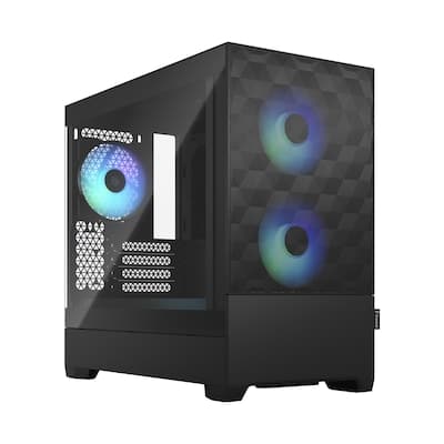 Fractal Design Pop Mini Air RGB Black Fenster mATX/mITX Gaming Gehäuse Schwarz