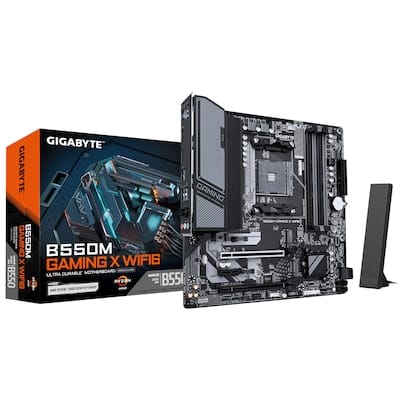 GIGABYTE B550M GAMING X WIFI6 mATX Mainboard Sockel AM4 DP/HDMI