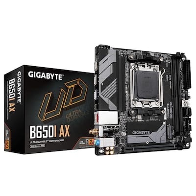 GIGABYTE B650I AX DDR5 mITX Mainboard Sockel AM5 HDMI/DP