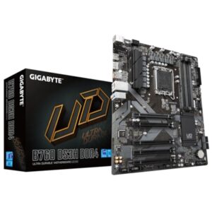 GIGABYTE B760 DS3H DDR4 ATX Mainboard Sockel 1700 M.2/HDMI/DP