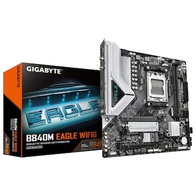 GIGABYTE B840M EAGLE WIFI6 mATX Mainboard Sockel AM5 M.2/HDMI/DP/WIFI/BT