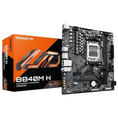 GIGABYTE B840M H mATX Mainboard Sockel AM5 HDMI/DP/M.2