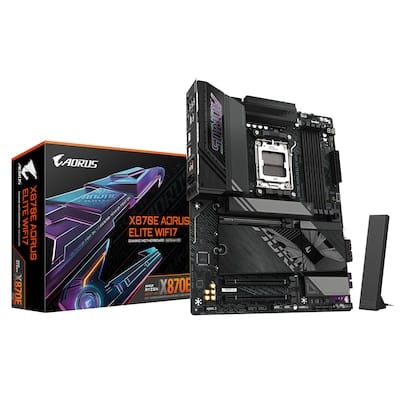 GIGABYTE X870E AORUS ELITE WIFI7 ATX Mainboard Sockel AM5 HDMI