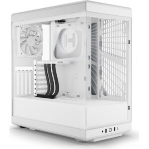 HYTE Y40 Snow White ATX Midi Tower Gaming Gehäuse weiß