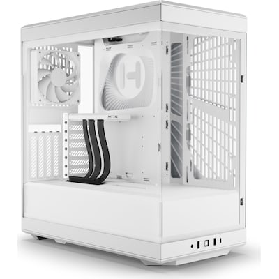 HYTE Y40 Snow White ATX Midi Tower Gaming Gehäuse weiß