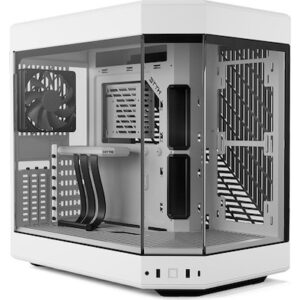 HYTE Y60 Snow White Zweikammer ATX Midi Tower Gehäuse weiß