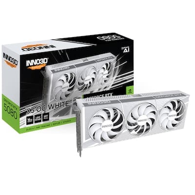 INNO3D GeForce RTX 5080 X3 OC WHITE 16GB Grafikkarte 3xDP/HDMI