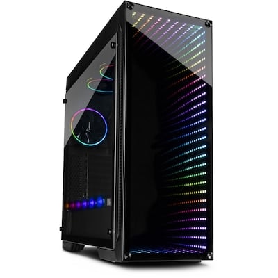 Inter-Tech Infini2 Mirror (X-908) Midi Tower ATX Gaming Gehäuse Seitenfenster