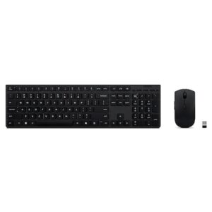 Lenovo Professional - wiederaufladbare Funktastatur und -maus Kombi schwarz Deutsch (4X31R64328)