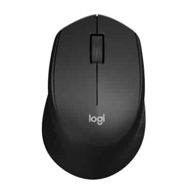 Logitech M330 Silent Plus Kabellose Maus Schwarz