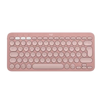 Logitech Pebble Keys 2 K380S Rosa - Minimalistische kabellose Tastatur