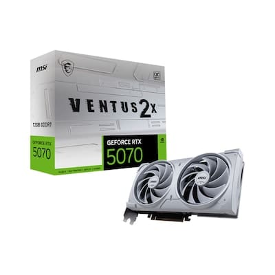 MSI GeForce RTX 5070 VENTUS 2X OC White 12GB GDDR7 Grafikkarte