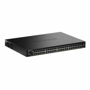 NETGEAR S350 Series 48-Port Gigabit Ethernet PoE+ Smart Managed Essentials Switch mit 4 Dedicated SFP Ports