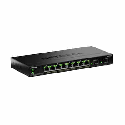 NETGEAR S350 Series 8-Port Gigabit Ethernet PoE+ Smart Managed Essentials Switch mit 2 Dedicated SFP Ports
