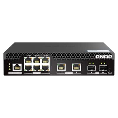 QNAP QSW-M2106PR-2S2T Rackmount 10GbE und 2