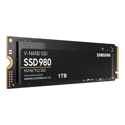 Samsung 980 Interne NVMe SSD 1 TB M.2 2280 PCIe 3.0 V-NAND TLC