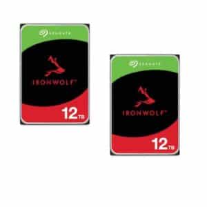 Seagate 2er Set IronWolf NAS HDD ST12000VN0008 24TB - 2x12 TB 3