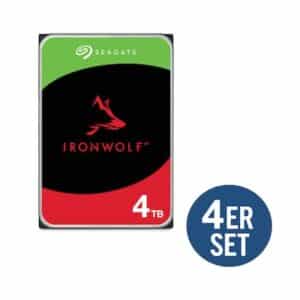 Seagate 4er Set IronWolf NAS HDD ST4000VN006 16TB - 4x4 TB 3