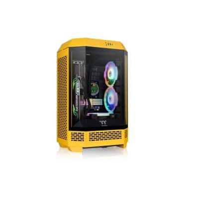 THERMALTAKE The Tower 300 Micro-ATX Gehäuse mit Sichtfenster Bumblebee