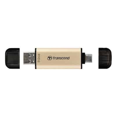 Transcend 128GB JetFlash 930C USB 3.2Gen1 USB-C-Stick gold