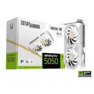 ZOTAC GAMING GeForce RTX 5050 Twin Edge OC White 8GB GDDR6 Grafikkarte 3x DP